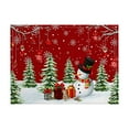 thumbnail image 1 of Christmas Tree Decorations Winter Christmas Tree Placemats 12X18 Inches Christmas Holiday Table Mats for Party Kitchen Dining Room Decoration Christmas Decorations Indoor, 1 of 6