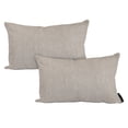 thumbnail image 1 of Cojin Riñonera Decorativa Rectangular Set de 2 Rivo Beige, 1 of 4