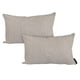 thumbnail image 1 of Cojin Riñonera Decorativa Rectangular Set de 2 Rivo Beige, 1 of 4