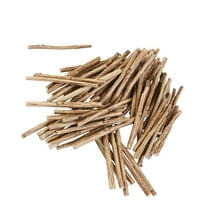OUNONA 100pcs DIY Boxwood and Tea Tree Sticks for Crafts and Decorations Multi Color 10cm Length 0.50.8cm Diameter