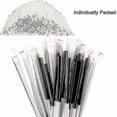 thumbnail image 4 of 100pcs Disposable Plastic Boba Milk Tea Drinking Straws, 4 of 5
