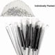 thumbnail image 4 of 100pcs Disposable Plastic Boba Milk Tea Drinking Straws, 4 of 5