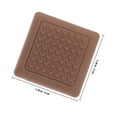 thumbnail image 2 of OUNONA 8 Pcs Tampons de Sol pour Meubles Tampons en Silicone Réduction de Bruit Café, 2 of 6