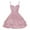 Pink, variant on Hoy Oferta Flash Women's Solid Color Sequin Suspender Dress Casual Chest Pad V Neck Party Dresses Ruffle Flowy Mini Dress Double Layer Pleated Clothes Black L