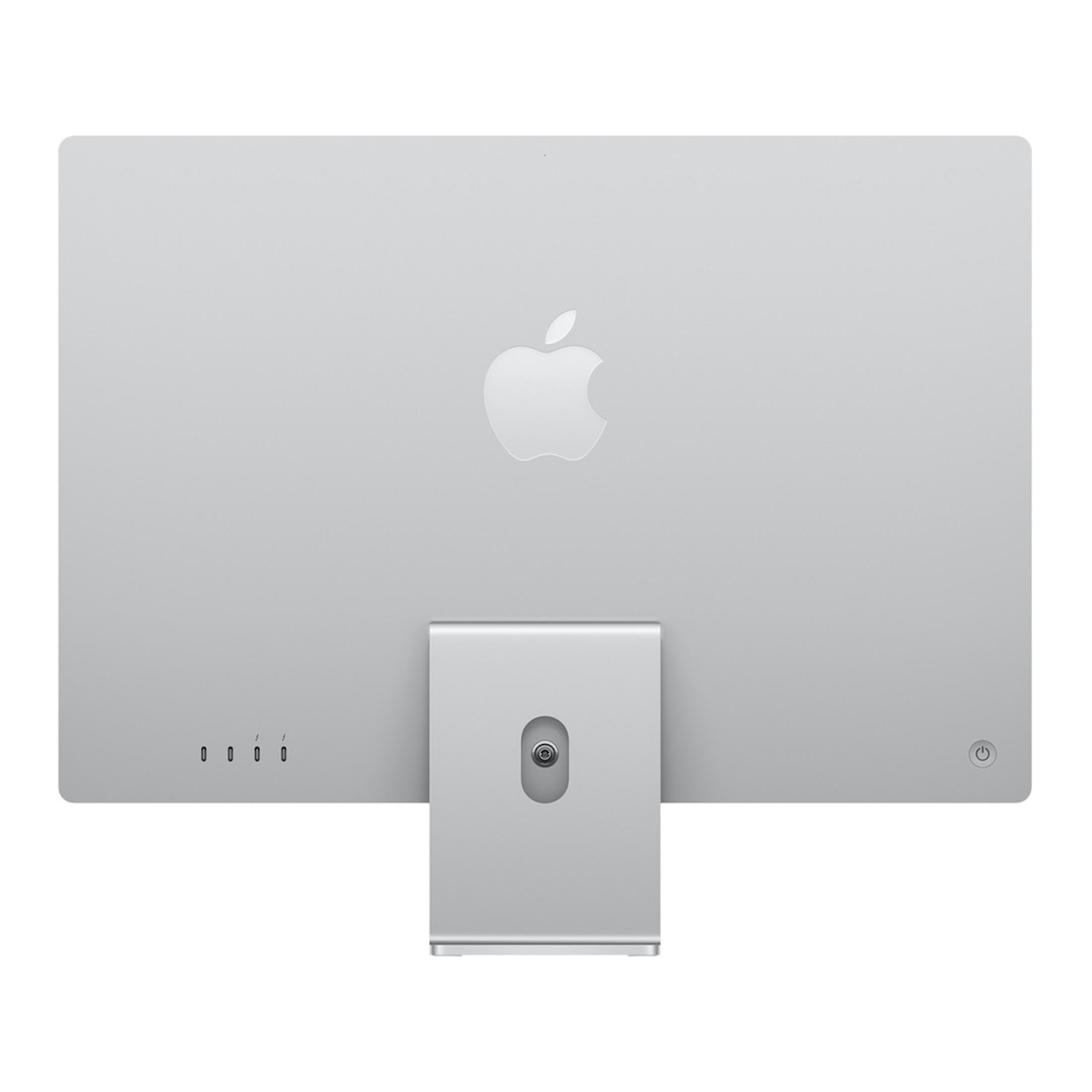 Open Box iMac 24 (Retina 4.5K 8GPU, Silver) 8-Core M1 (2021) MGPC3LL/A 8gb RAM-256gb SSD-Mac OS