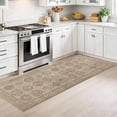 thumbnail image 6 of Kitchen Runner Rug 2x6 ft Washable Non Slip Soft Low Profile Farmhouse Vintage Rug for Entryway, Hallway, Laundry Room, Bedroom, Brown, 6 of 6