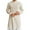 C207/Khaki, variant on Vividxx Men's Shirts Mens Linen Long Sleeve Kaftan Thobe Long Gown Shirt Robe Casual Gown Classic
