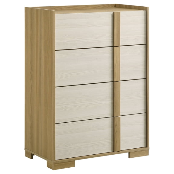 Coaster Hyland 4-Drawer Chest of Drawers, Natural