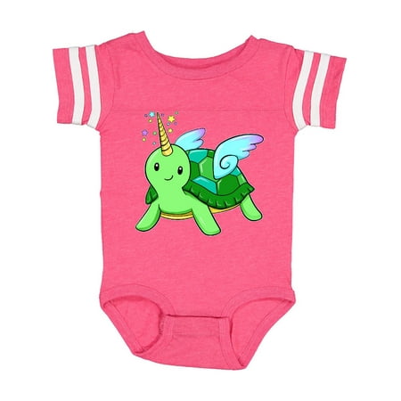 

Inktastic Cute Uni-turtle with Wings Gift Baby Boy or Baby Girl Bodysuit