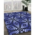 thumbnail image 2 of Ahgly Company Indoor Rectangle Patterned Light Slate Blue Area Rugs, 8' x 10', 2 of 6