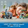 thumbnail image 4 of LEGO City Jungle Explorer Off-Road Truck Building Toys - Gift for Christmas - Pretend Play Set for Kids, Boys & Girls, Ages 6+ - W/ 3 Minifigures & Tiger Figure - 60426, 4 of 8