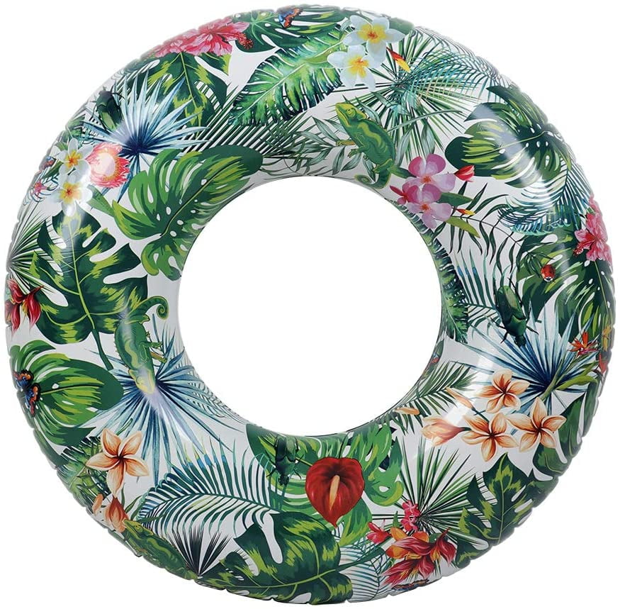 Forest Swim Ring, Inflatable Rubber Ring Giant Pool Float Water Toys