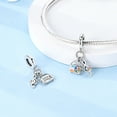 thumbnail image 5 of MULA S925 Sterling Silver Btacelets Charms for Bracelets Making Lucky Butterfly Pet Charm for Women, 5 of 6