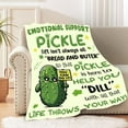 thumbnail image 2 of Pickle Blanket Funny Gift for Girl Women - Pickles Gift for Pickles Lover - Fleece Throws Food Lightweight Sheet Super Soft Toddler Kid Flannel Blankets for for Bed/Sofa -30"x40" Inches, 2 of 6