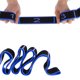 thumbnail image 2 of Banda de estiramiento de yoga Unique Bargains con 8 lazos para un estiramiento efectivo, color azul, 2 of 7