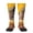 2 Black-2, variant on Gukieu Psychedelic Band Hotdog Art Print Contrast Color Stockings, Elastic Sports Socks Warm Socks Clothing Accessories, Adult Unisex