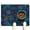 Nautical, variant on Dark Academia Mushroom Dog Feeding Mat - Absorbent Waterproof Pet Food Mat - Non-Slip Placemat - Gothic Design - Easy Clean Spill Catcher for Floors