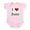 Petal Pink, variant on CafePress - I Love Zuzu Infant Bodysuit - Baby Light Bodysuit, Size Newborn - 24 Months