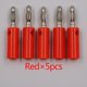 thumbnail image 1 of 10pcsAudio Tornillo de altavoz Banana Gold Plate Plugs Conectores 4mm EN STOCK ENVÍO GRATIS Black Red Facotry Online Wholesale Golden Tan Jianjun unisex, 1 of 2
