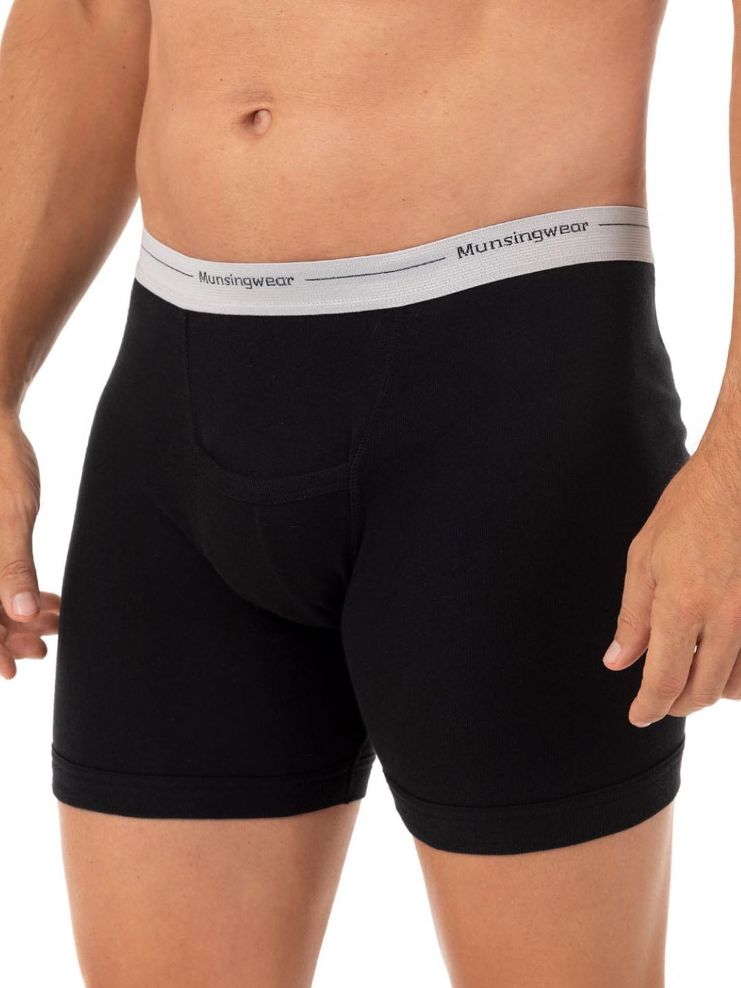 Men's Munsingwear MW07X Big Man Comfort Cotton Kangaroo Pouch Boxer ...