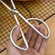 thumbnail image 3 of Wosthever Pinzas de cocina de acero inoxidable prácticas y resistentes para asar y servir pinzas para barbacoa Cocina y Comedor Tipo 1, 3 of 6