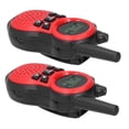 thumbnail image 4 of 2 Piezas Walkie Talkies de Mano 0,5 W Radio Inalámbrica de 2 Vías para Exteriores Regalos para Niños Rojo Europeo 446 MHZ 8 Canales Distancia de Comunicación de 6 km, 4 of 5