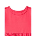 thumbnail image 2 of Wonder Nation Toddler Girls Play Dress with Short Sleeves, Sizes 12M-5T, 2 of 3