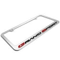 thumbnail image 3 of Chevrolet Corvette C6 Grand Sport 3D Embossed Letters on Mirror Chrome Metal License Plate Frame, 3 of 8
