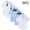 White, variant on Boys White Short Sleeve Button Down Dress Shirts 5 Pack Cotton Kids Formal Set with 2 Black Neckties & 2 Bow Ties for School Church Wedding,Size 3 T