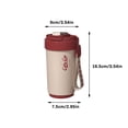 thumbnail image 2 of Cagogo Insulated Coffee Mug, 316 Stainless Steel Smart Lined Travel Mug, Double Wall Vacuum Insulated Sport Water Bottle, Leak Proof Tumbler for Hot Cold Beverages Office Gym Commute, 2 of 6