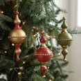 thumbnail image 1 of Adornos Navideños de Madera para Árbol: Estrellas y Bellotas | Decoración Navideña Dorada de Madera | 16 X 5,6 X 5,6 Cm | 1 Unidad, 1 of 6