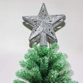 thumbnail image 2 of Rosnek Christmas Tree Topper Lighted with Snowflake Projector, 3D Glitter Lighted Star Tree Topper for Christmas Tree Decorations, 2 of 9