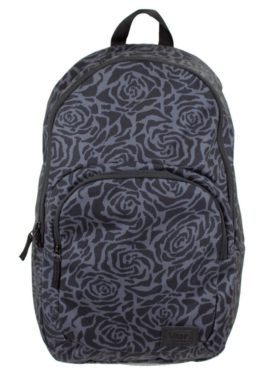 vans backpack black rose