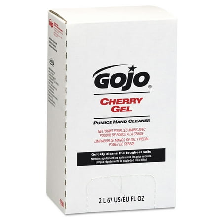 Gojo Cherry jel Pumice Hand cleanr, Cherry, Bag-in-Box, 2,000 mL
