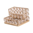 thumbnail image 3 of GUOOL Desktop Business Card Holder Portable for Countertop Reception Center Office Gold, 3 of 9