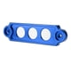 thumbnail image 3 of Soporte universal de barra de sujeción para batería de aleación de aluminio de 14 cm, 3 orificios (azul), 3 of 9
