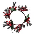 thumbnail image 4 of Anillo De Vela Navideño, Decoración Artesanal Para Cumpleaños, Aniversarios Y Puertas. Elegante I, 4 of 9