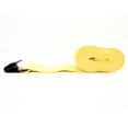 thumbnail image 4 of Red Hound Auto 4 inches x 30 Winch Straps with Flat Hook for Flatbed Truck Trailer Load Tiedown in Yellow, 4 of 5