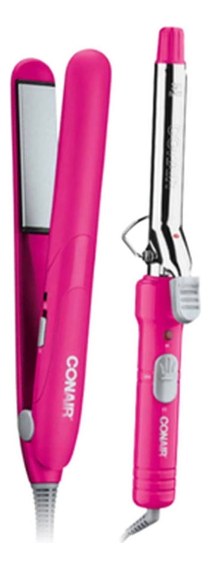 Conair Combo alaciadora de ceramica de1 y tenaza de 3/4 - CB2335PPES