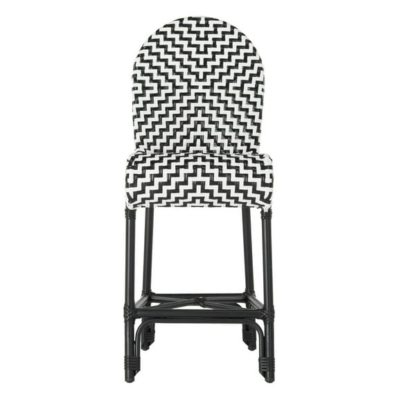 Safavieh Shea Outdoor French Bistro Counter Stool with Footrest
