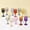 Green, variant on 12/24 Pack 7oz Ribbed Plastic Wine Glasses, Vintage Cut Crystal Style Goblets, Shatterproof Reusable Stemware Cocktail Cups for Wedding Party Banquet Holiday Events, Multicolor