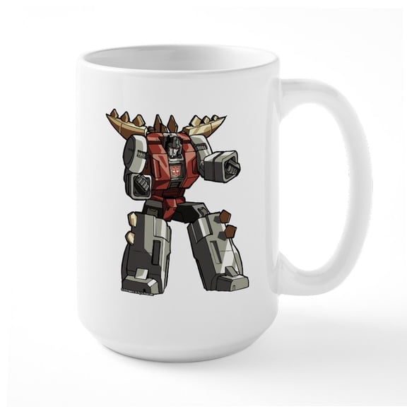 CafePress - Transformers Snarl - 15 oz Ceramic Large White Novelty Mug