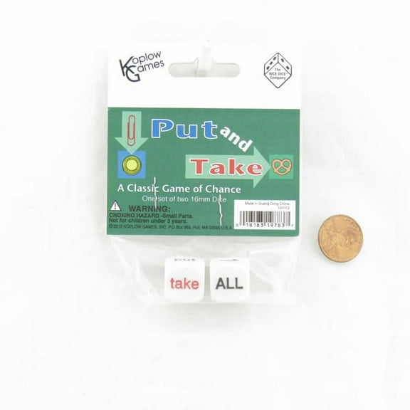 Put and Take Dice Game