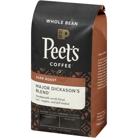 Peet's Coffee® Major Dickason's Blend® Dark Roast Whole Bean Coffee 12 oz. (Best Way To Store Roasted Coffee Beans)
