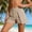*Beige, variant on ClodeEU Women's Spring Summer Cotton Linen Shorts, High Waisted A Line Wide Leg Shorts, Loose Casual Plus Size Shorts for Women Khaki,Women's Plus L