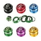 thumbnail image 5 of Wosthever Juego de cabeza de tubo interior cónico para auriculares con rodamiento de bicicleta, arandela para auriculares, sin rosca, tapas Ciclismo Púrpura Wosthever OD024537-05, 5 of 6