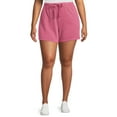 thumbnail image 3 of Terra & Sky Women’s Plus Size Terry Cloth Shorts, 5” Inseam, 2-Pack, 3 of 6
