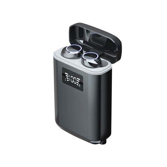 2-in-1 Bluetooth Wireless Earbuds Headphones,Sports Earphones With Speaker Headset,IPX7 Waterproof Earbuds,Digital Display Power Bank Headphones,CVC8.0 Noise Reduction Long Battery Headset