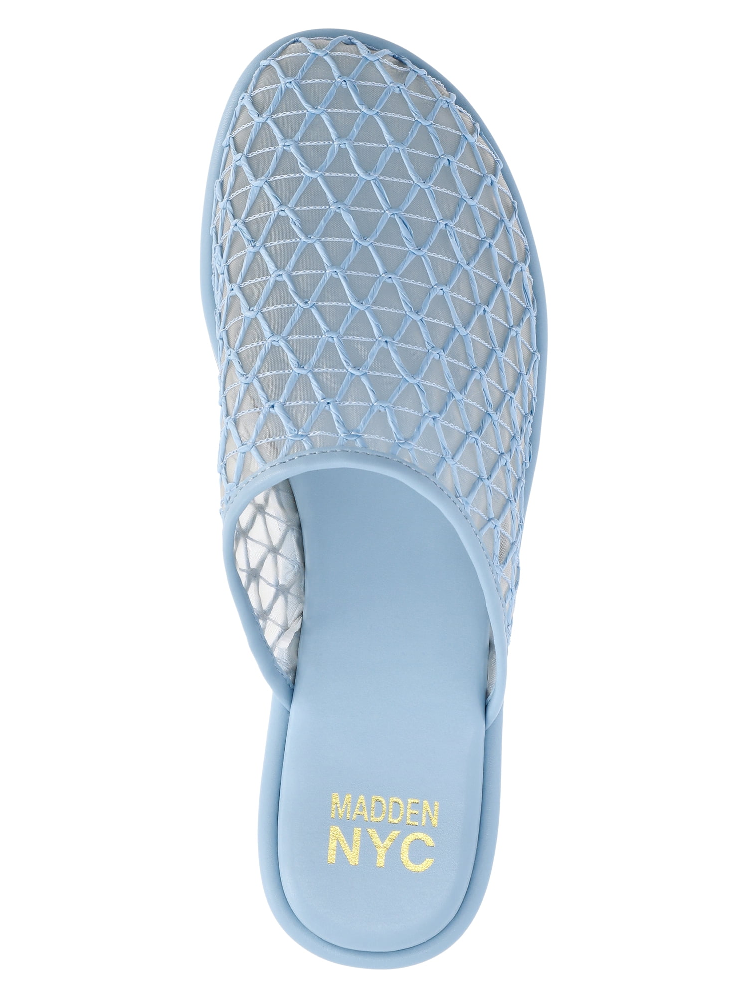Madden NYC Women's Woven Mesh Mule Flats