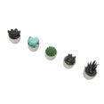 thumbnail image 2 of 5 piezas de plantas suculentas artificiales en macetas Surtido Mini suculentas decorativas falsas en macetas Plantas falsas Suculentas en macetas de pulpa de papel, 2 of 10